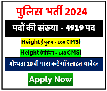 Jharkhand Police Constable Recruitment 2024 : 10वीं पास के लिए सुनहरा मौका